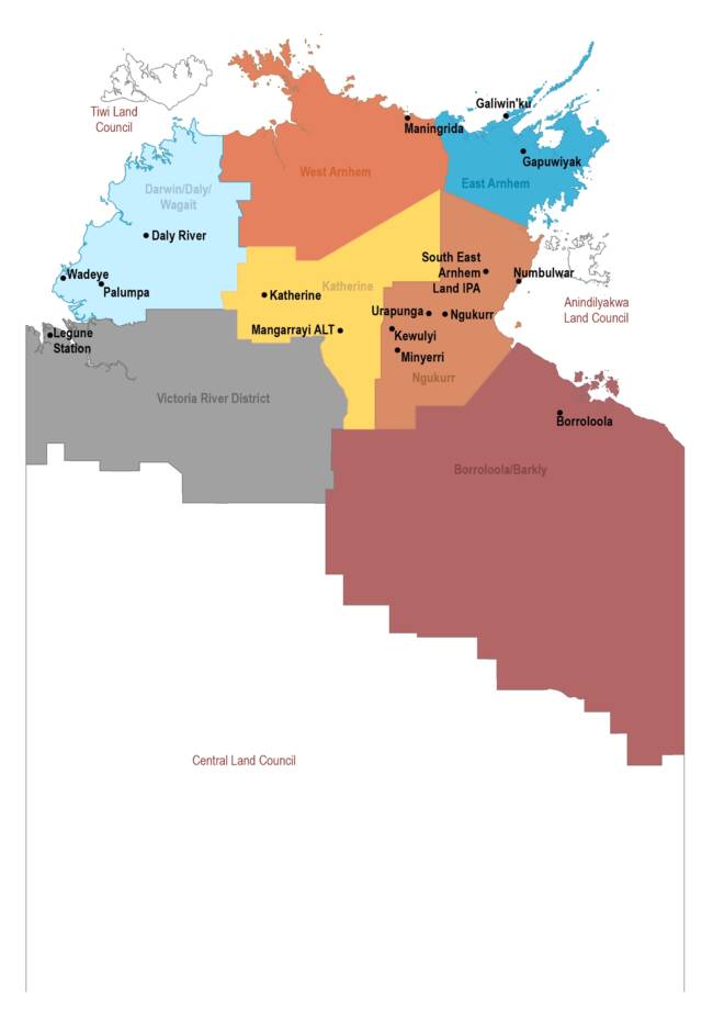 Nlc Regions Map 2021